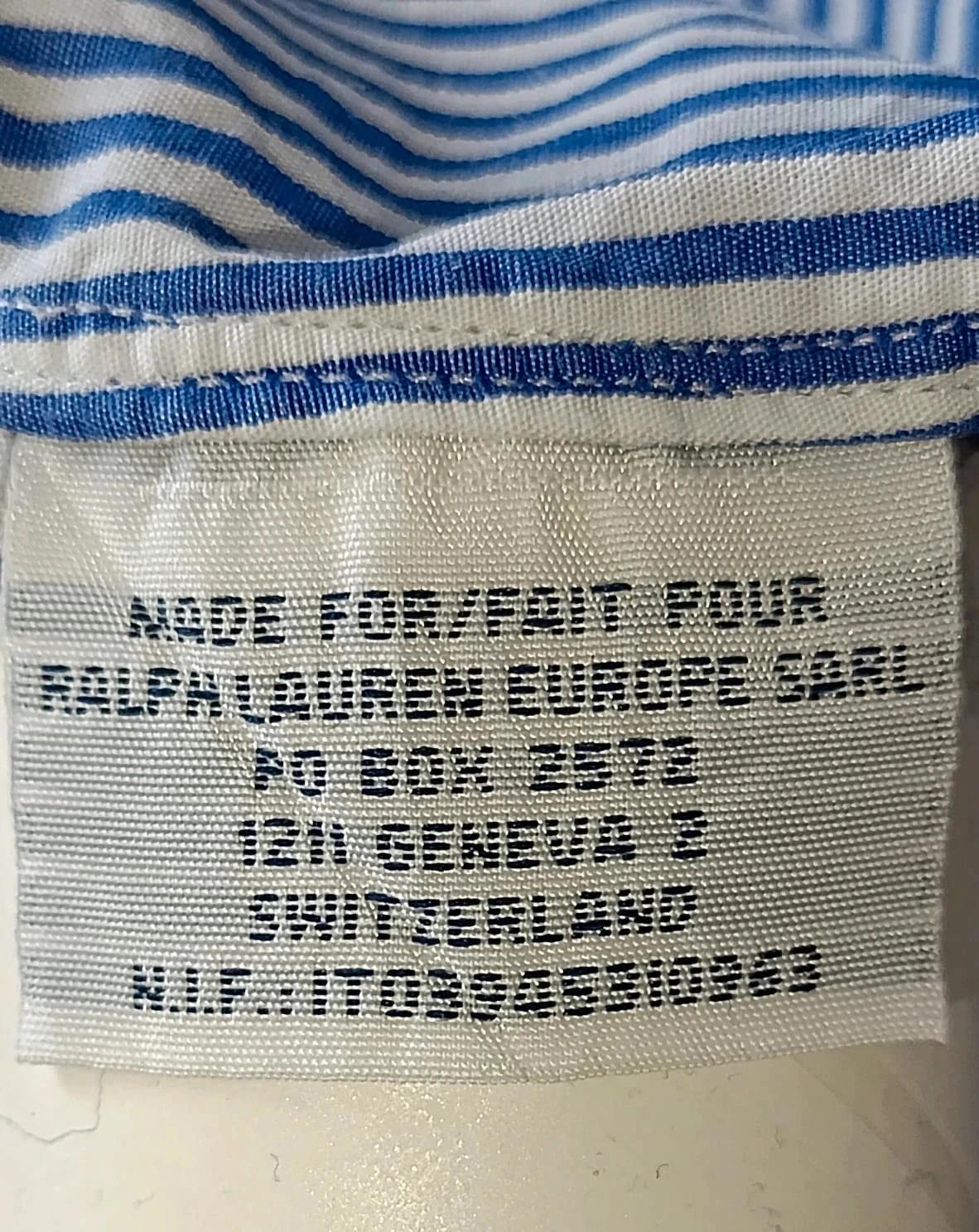 Polo Ralph Lauren blauw gestreept overhemd wit Maat M – photo 11